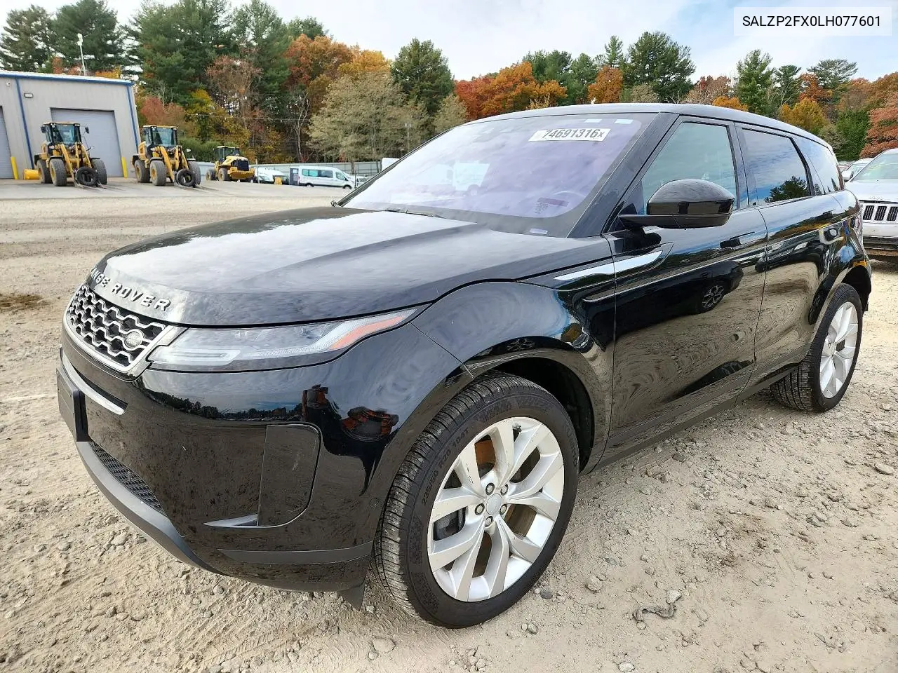 LAND ROVER RANGE ROVER EVOQUE 2020, VIN SALZP2FX0LH077601