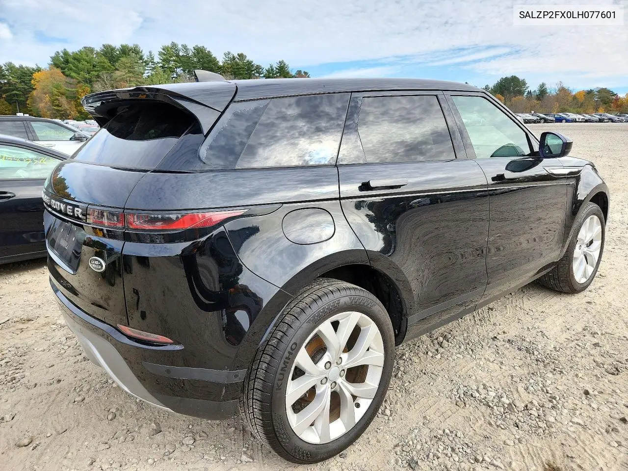 2020 LAND ROVER RANGE ROVER EVOQUE VIN SALZP2FX0LH077601 — фото 3