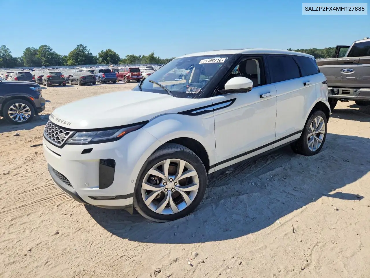 LAND ROVER RANGE ROVER EVOQUE 2021, VIN SALZP2FX4MH127885