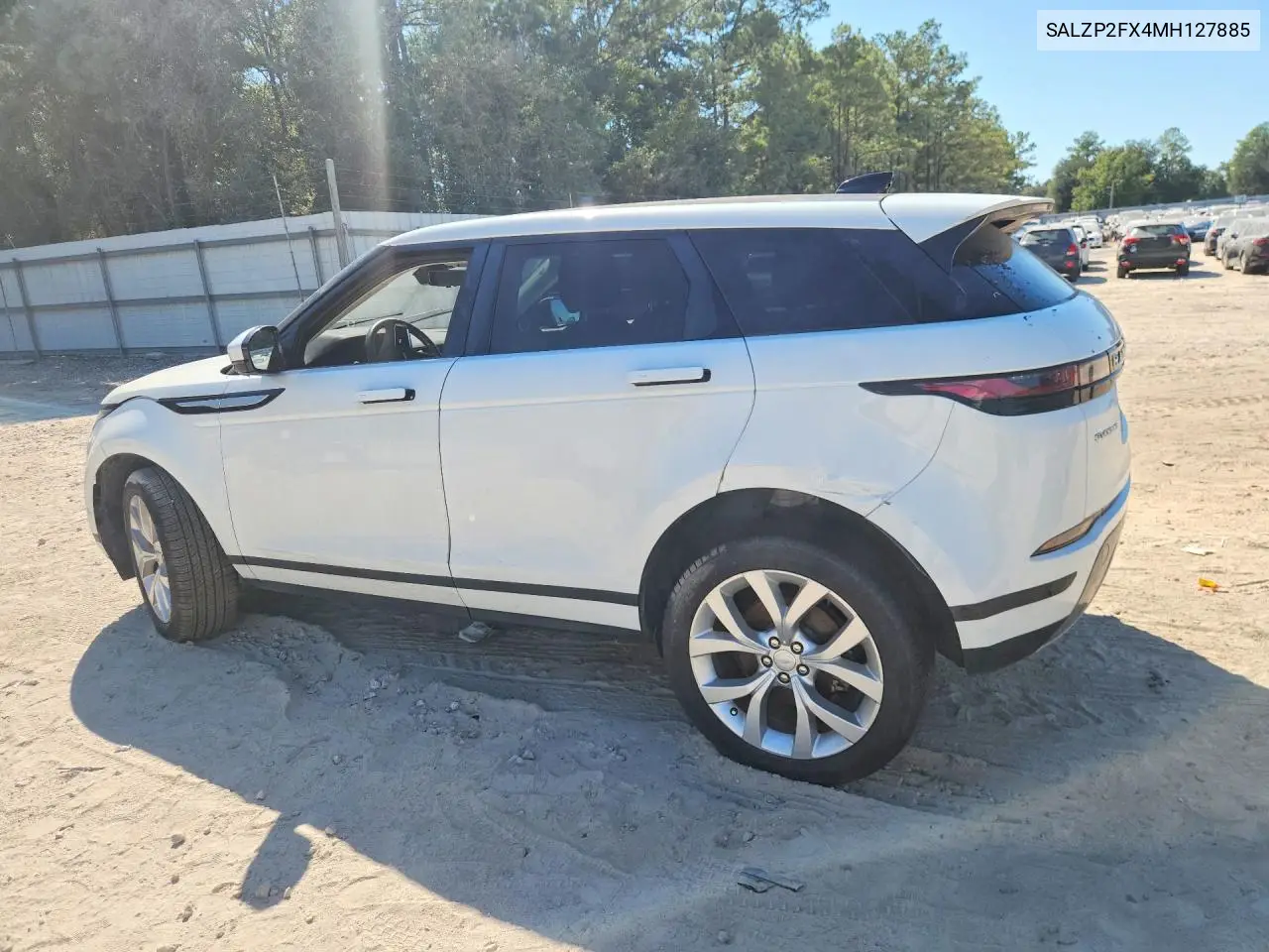 2021 LAND ROVER RANGE ROVER EVOQUE VIN SALZP2FX4MH127885 — фото 2
