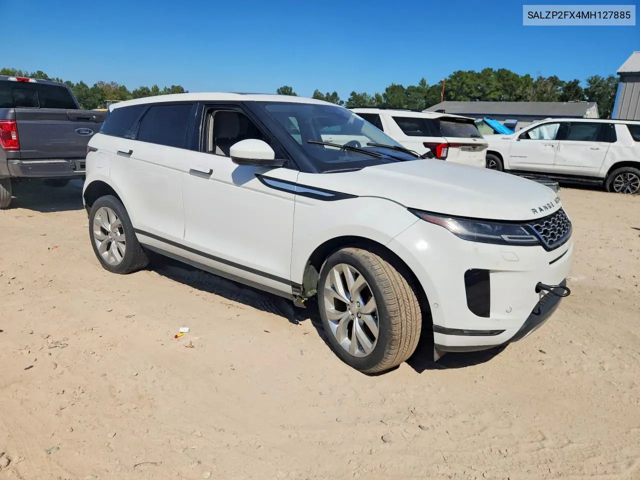 2021 LAND ROVER RANGE ROVER EVOQUE VIN SALZP2FX4MH127885 — фото 4