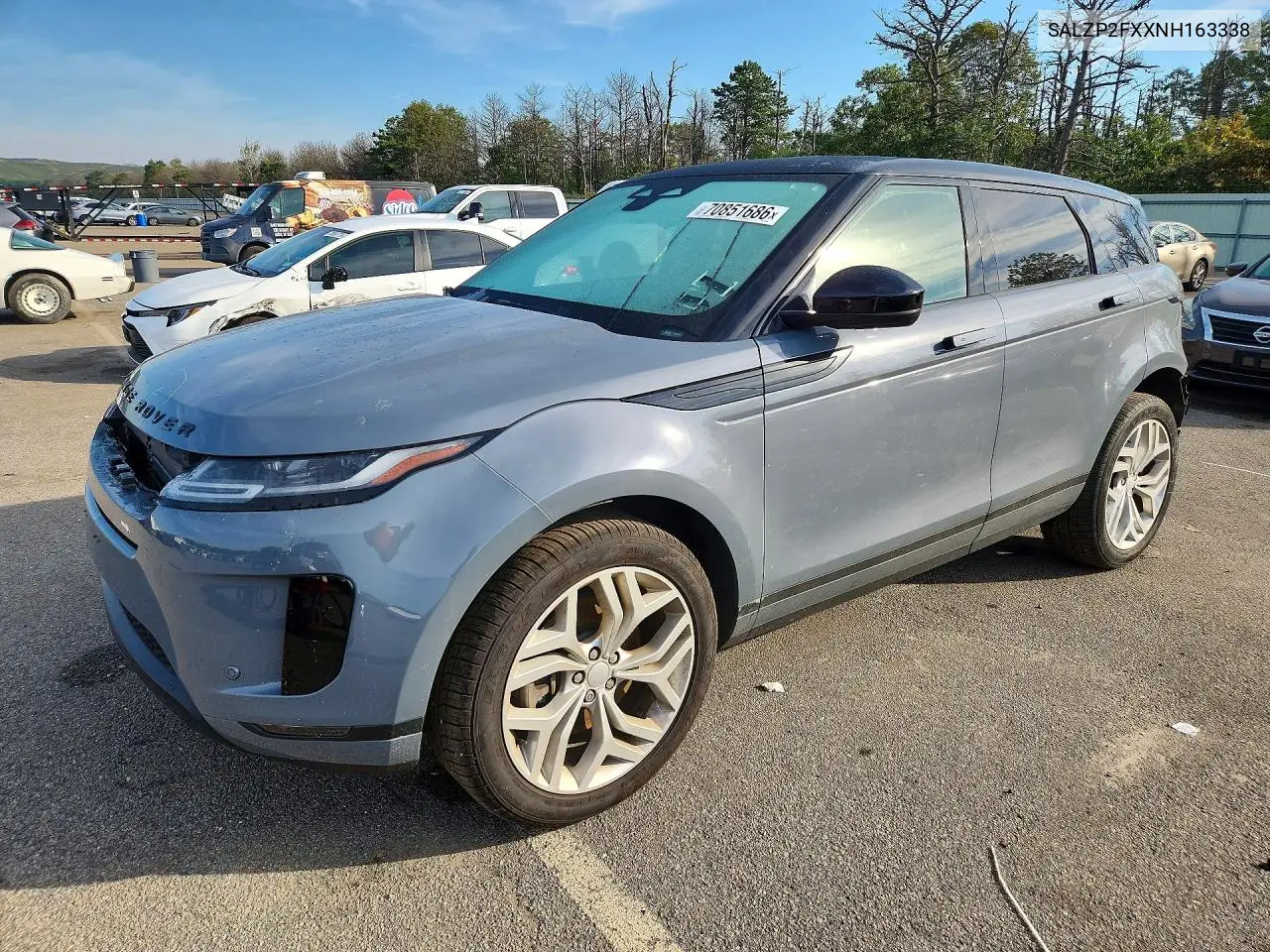 2022 LAND ROVER RANGE ROVER EVOQUE VIN SALZP2FXXNH163338 — фото 5