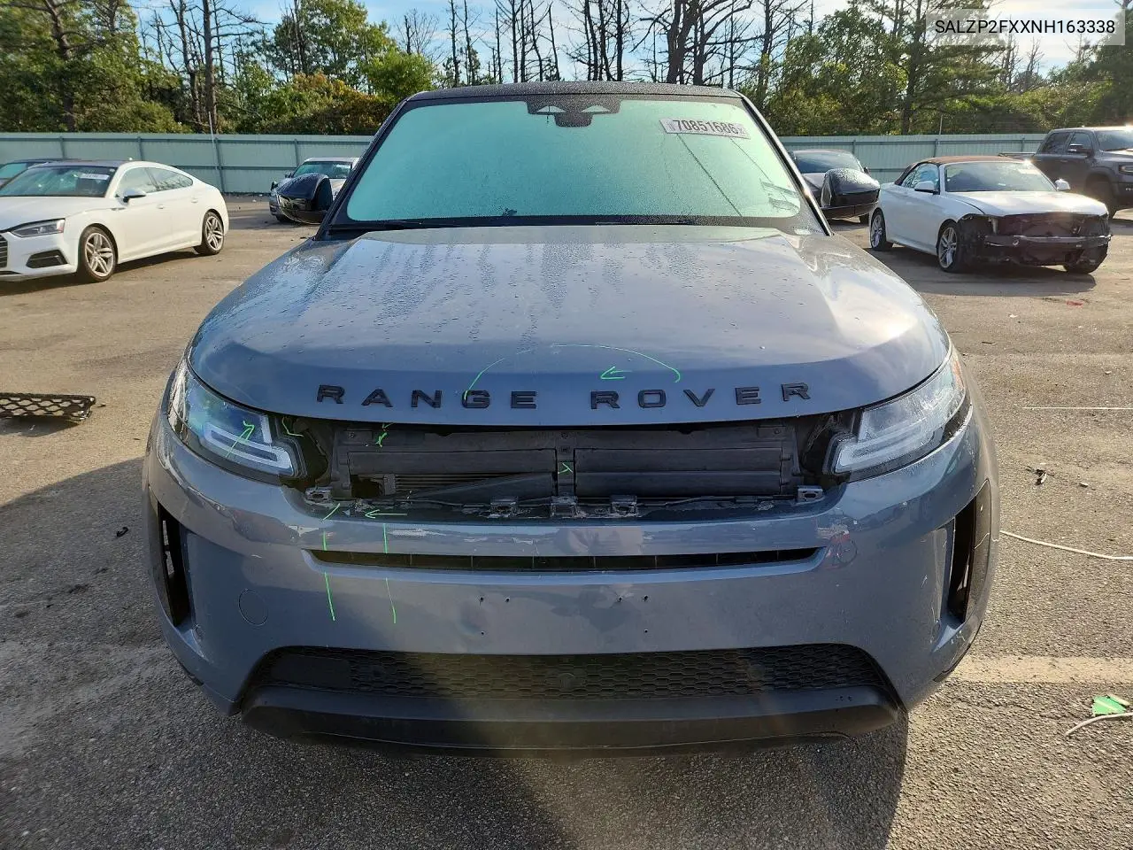 2022 LAND ROVER RANGE ROVER EVOQUE VIN SALZP2FXXNH163338 — фото 4
