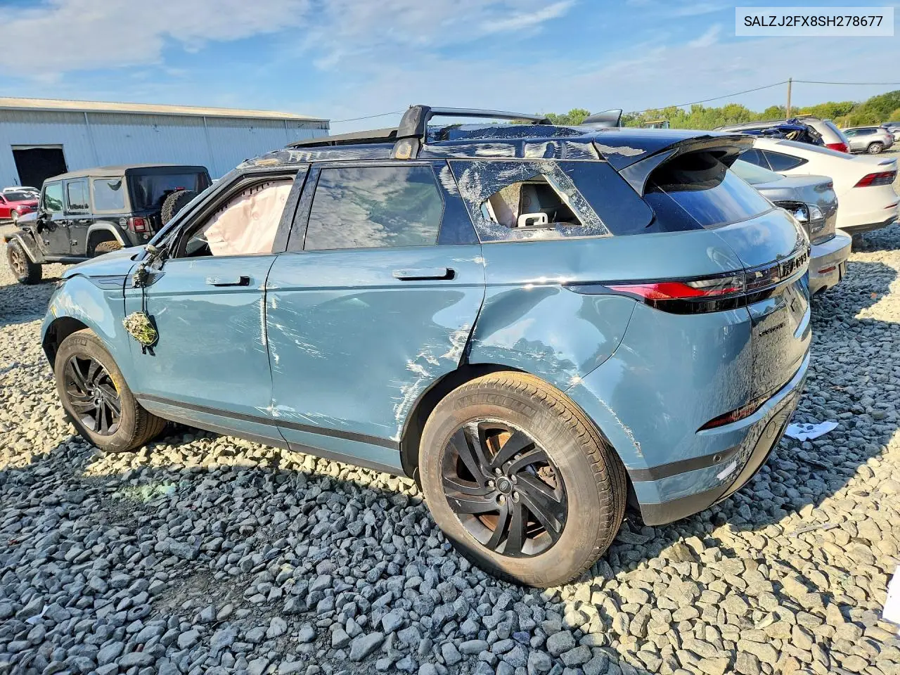2025 LAND ROVER RANGE ROVER EVOQUE VIN SALZJ2FX8SH278677 — фото 2