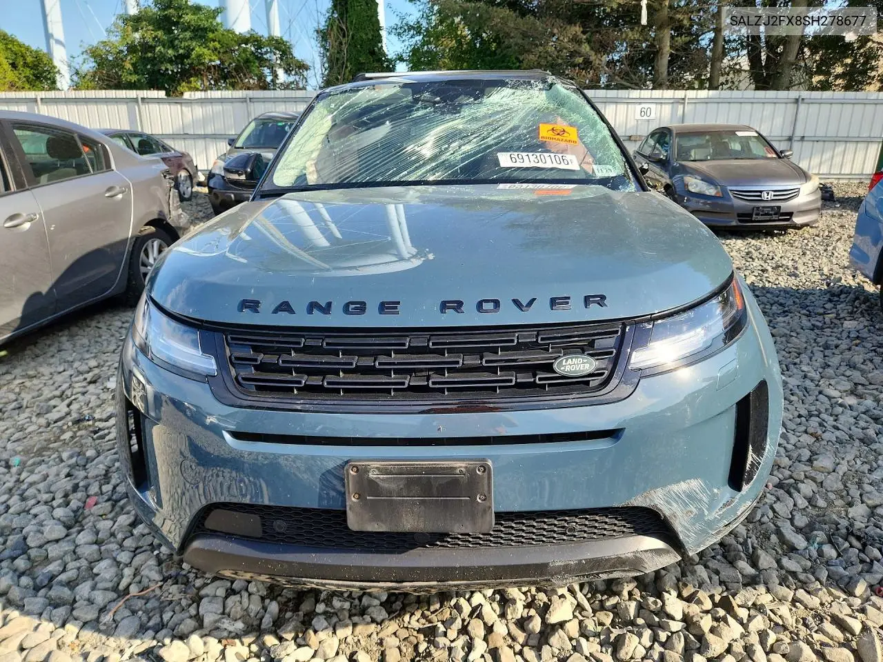 2025 LAND ROVER RANGE ROVER EVOQUE VIN SALZJ2FX8SH278677 — фото 5