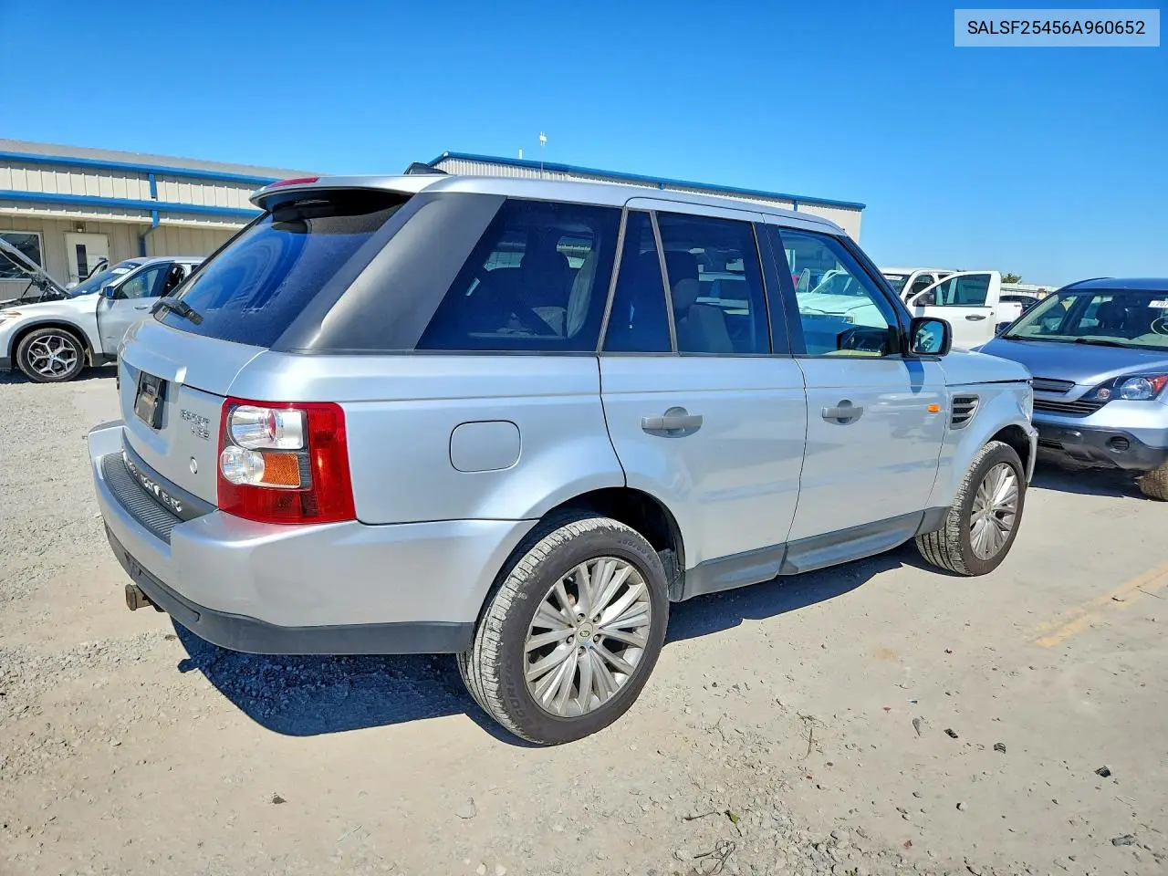 2006 LAND ROVER RANGE ROVER SPORT VIN SALSF25456A960652 — фото 3