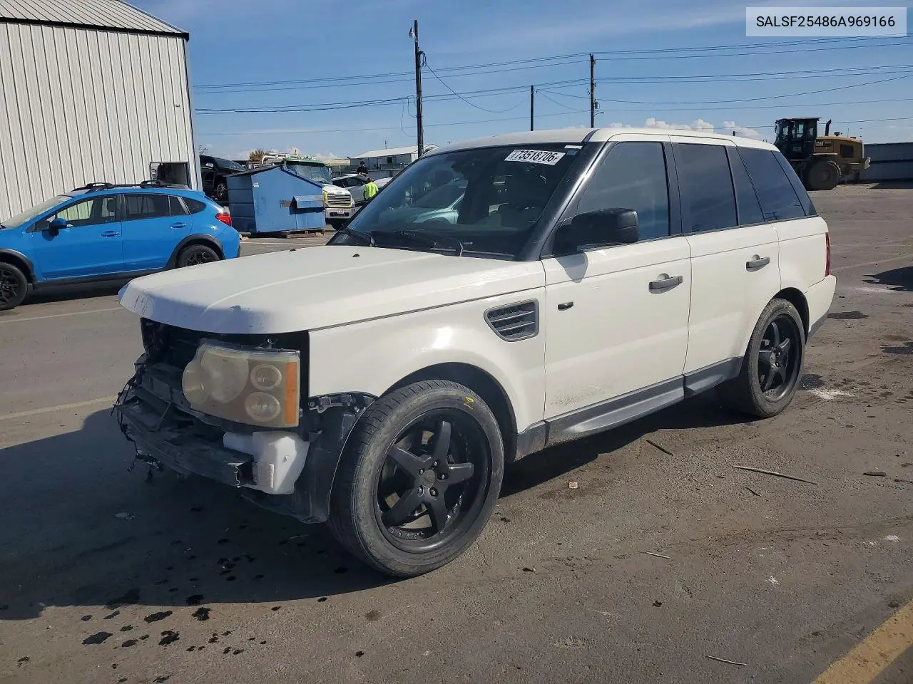 LAND ROVER RANGE ROVER SPORT 2006, VIN SALSF25486A969166