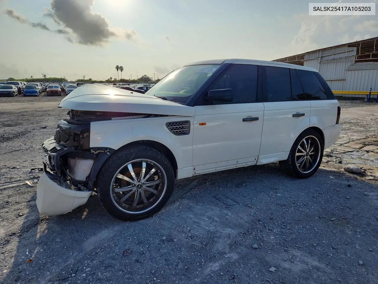 LAND ROVER RANGE ROVER SPORT 2007, VIN SALSK25417A105203