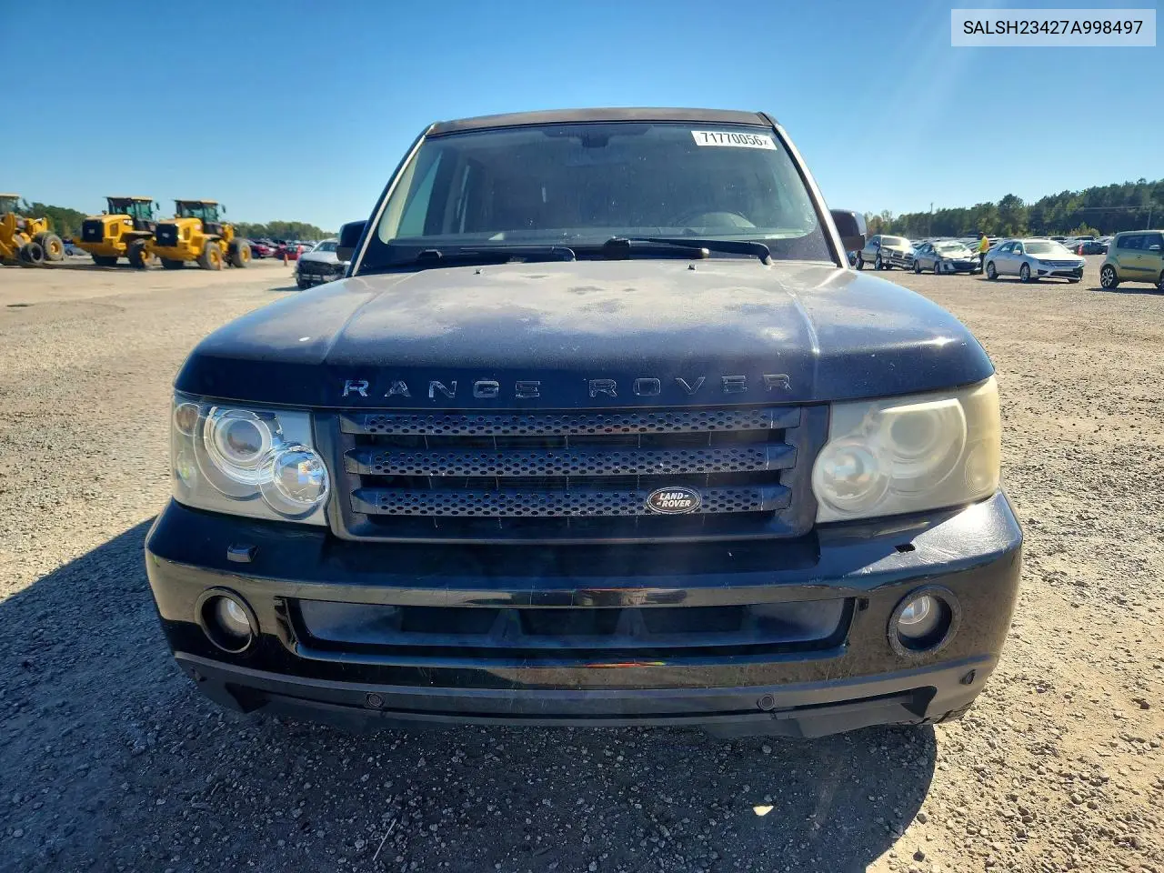 LAND ROVER RANGE ROVER SPORT 2007, VIN SALSH23427A998497