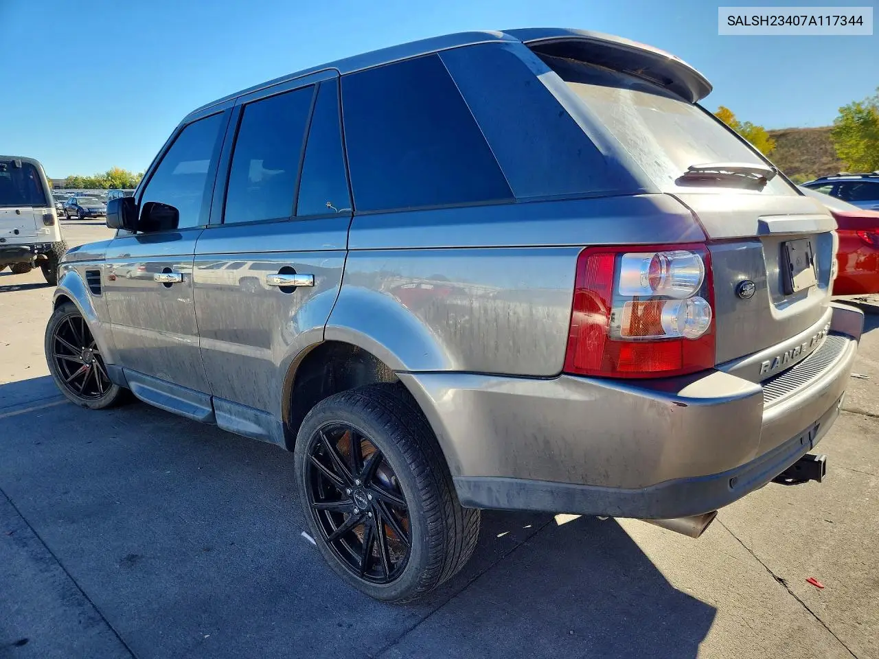 2007 LAND ROVER RANGE ROVER SPORT VIN SALSH23407A117344 — фото 2