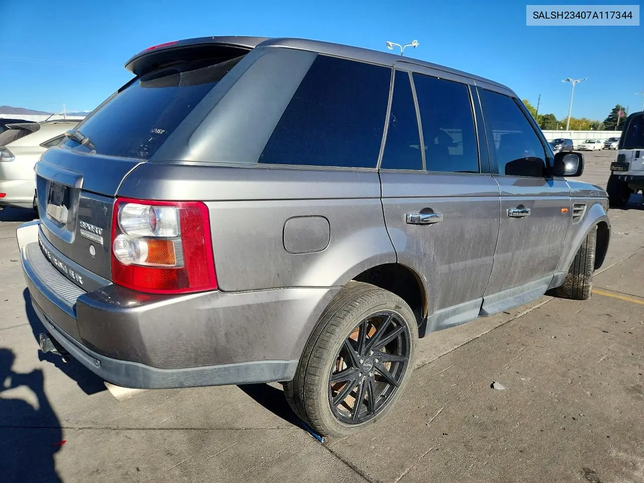 2007 LAND ROVER RANGE ROVER SPORT VIN SALSH23407A117344 — фото 3