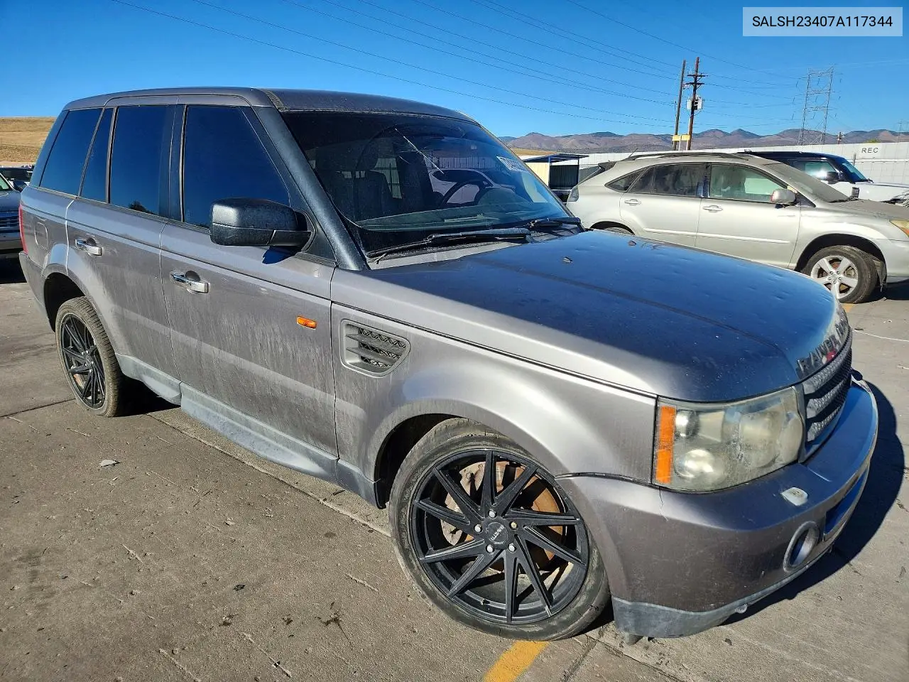 2007 LAND ROVER RANGE ROVER SPORT VIN SALSH23407A117344 — фото 4