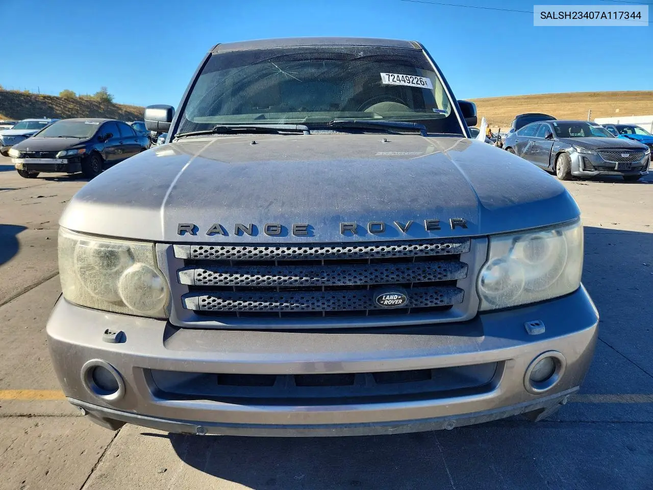 2007 LAND ROVER RANGE ROVER SPORT VIN SALSH23407A117344 — фото 5