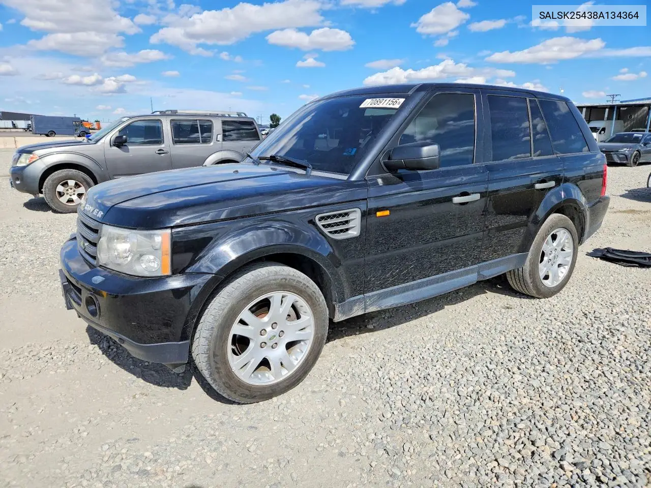 LAND ROVER RANGE ROVER SPORT 2008, VIN SALSK25438A134364