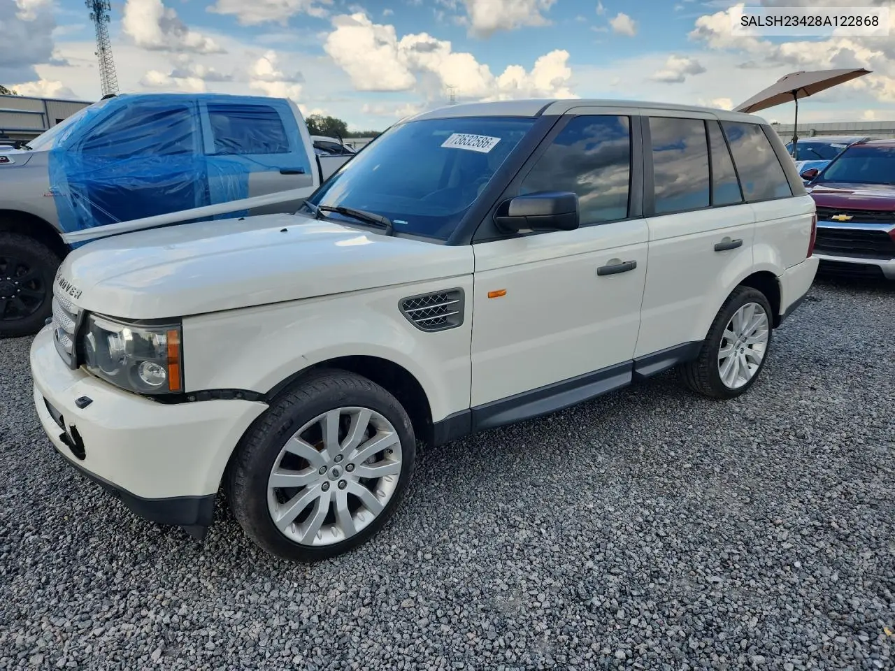 LAND ROVER RANGE ROVER SPORT 2008, VIN SALSH23428A122868