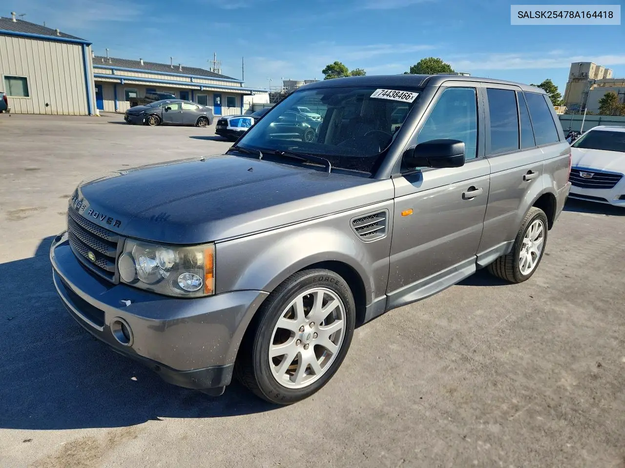 LAND ROVER RANGE ROVER SPORT 2008, VIN SALSK25478A164418