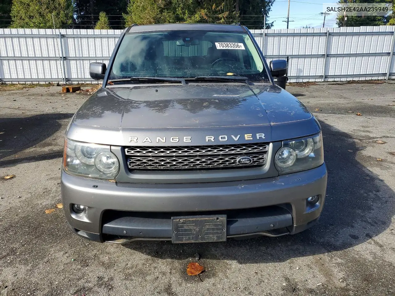 2010 LAND ROVER RANGE ROVER SPORT VIN SALSH2E42AA239949 — фото 5
