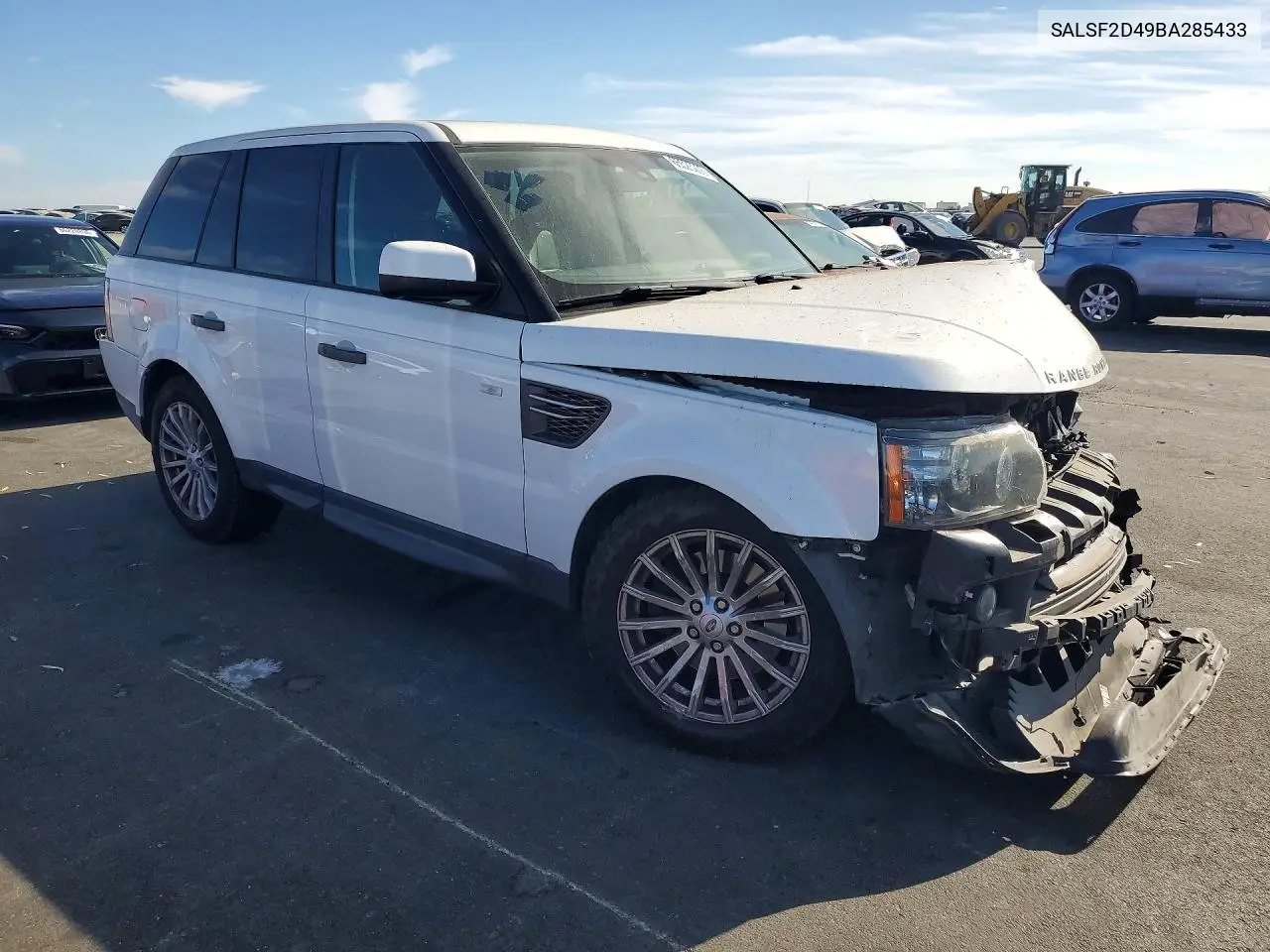 2011 LAND ROVER RANGE ROVER SPORT VIN SALSF2D49BA285433 — фото 4