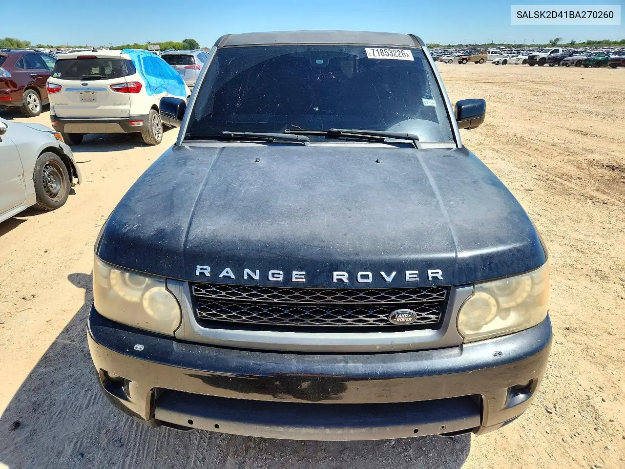 2011 LAND ROVER RANGE ROVER SPORT VIN SALSK2D41BA270260 — фото 5