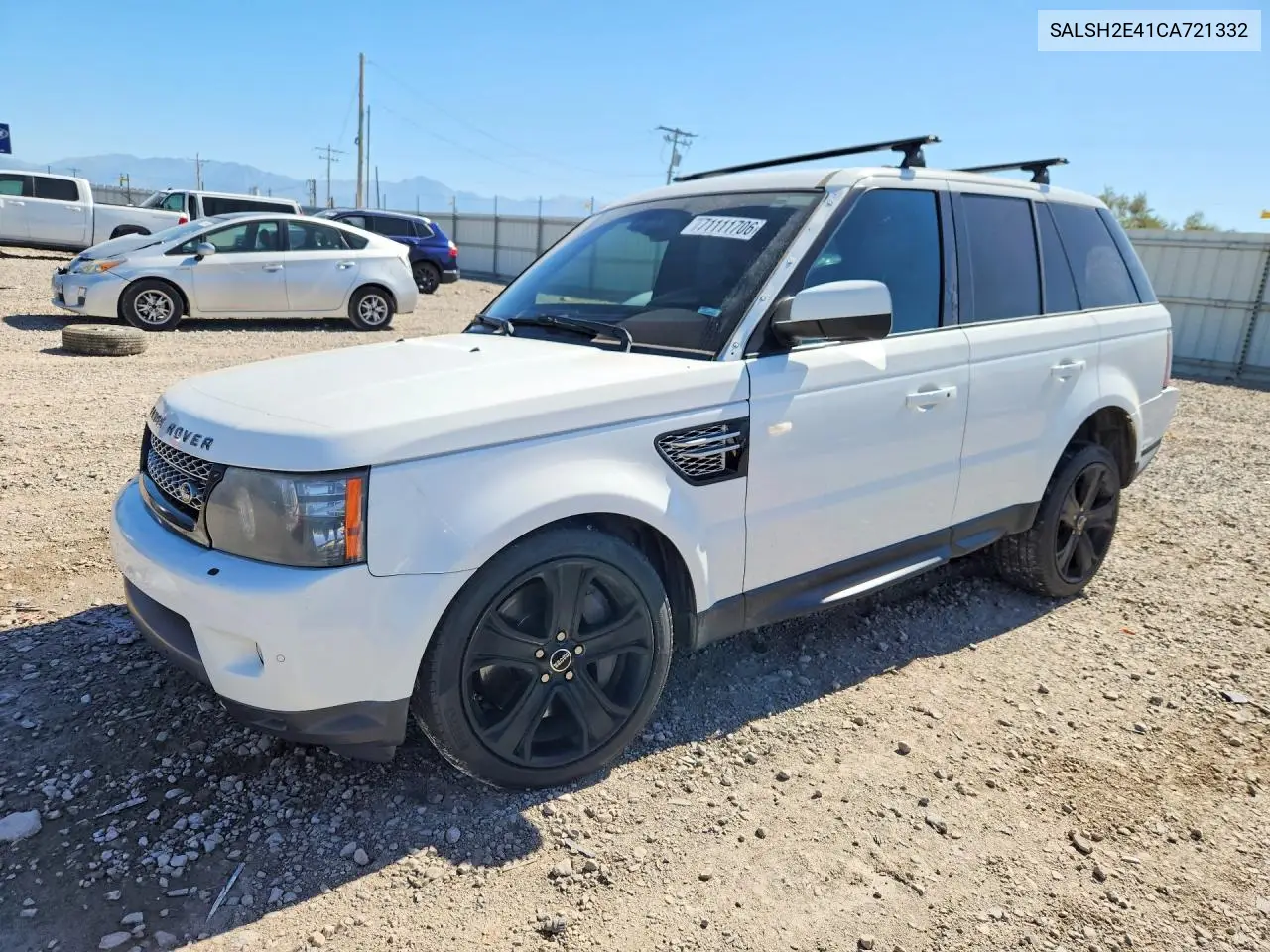 LAND ROVER RANGE ROVER SPORT 2012, VIN SALSH2E41CA721332