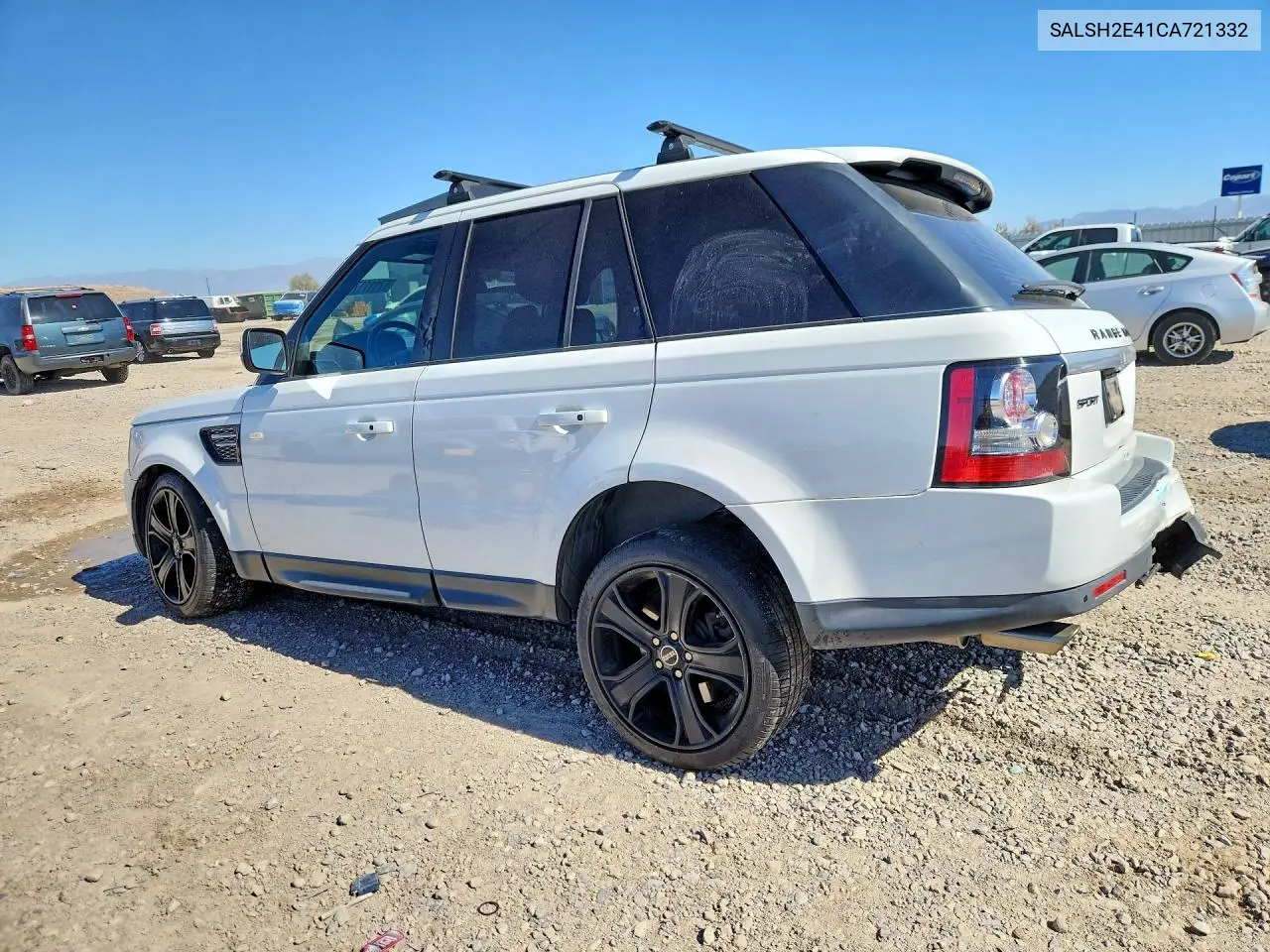 2012 LAND ROVER RANGE ROVER SPORT VIN SALSH2E41CA721332 — фото 2