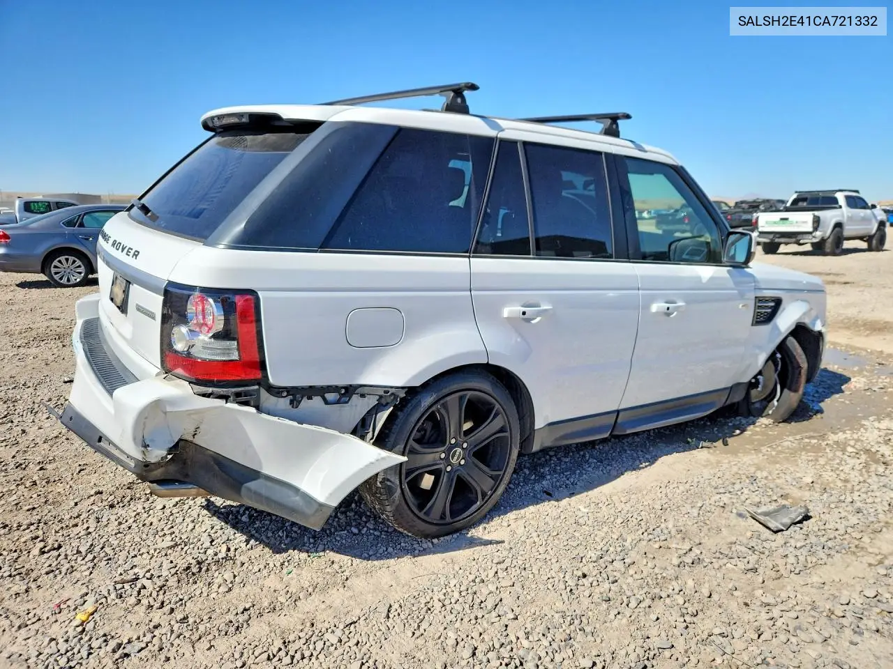 2012 LAND ROVER RANGE ROVER SPORT VIN SALSH2E41CA721332 — фото 3