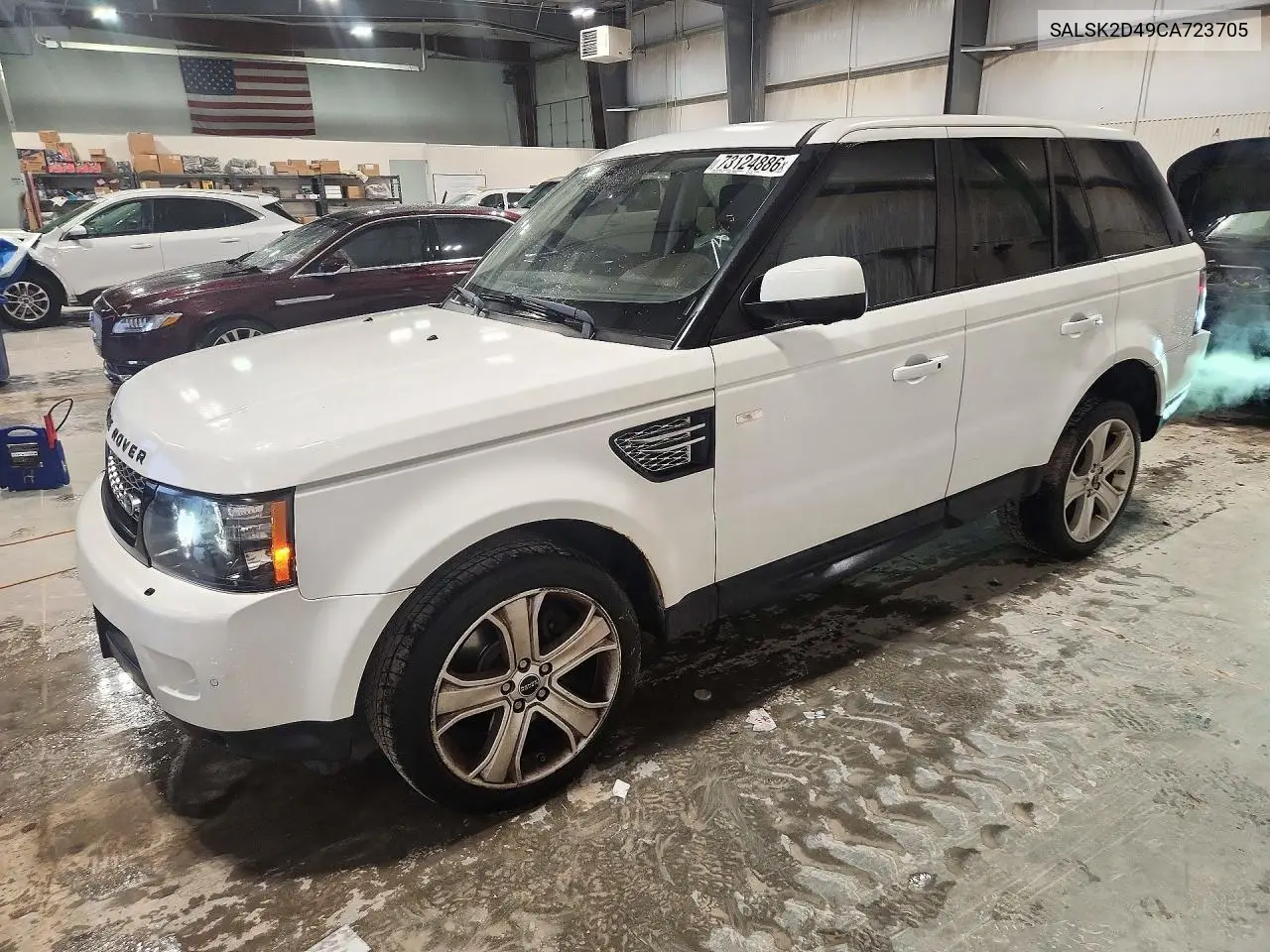 LAND ROVER RANGE ROVER SPORT 2012, VIN SALSK2D49CA723705