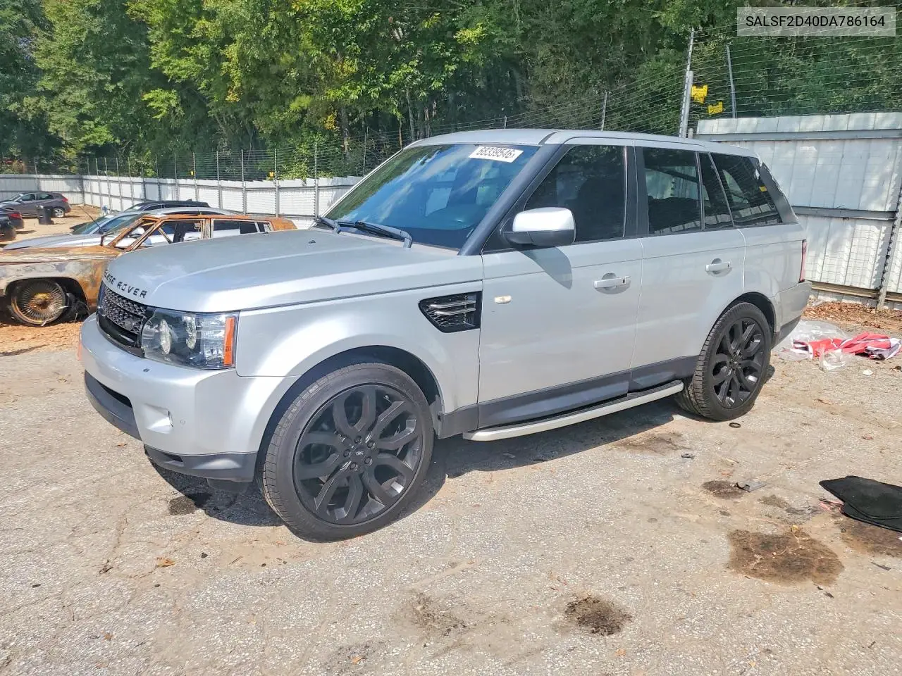 LAND ROVER RANGE ROVER SPORT 2013, VIN SALSF2D40DA786164