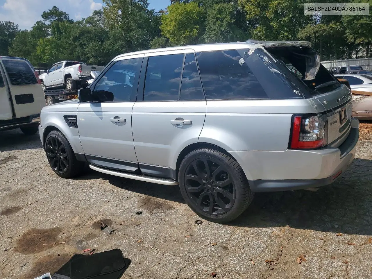 2013 LAND ROVER RANGE ROVER SPORT VIN SALSF2D40DA786164 — фото 2