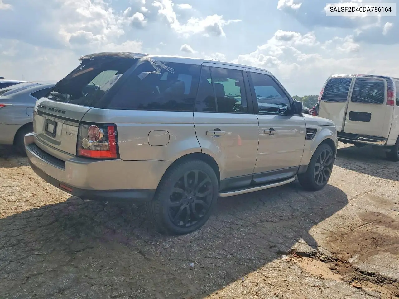 2013 LAND ROVER RANGE ROVER SPORT VIN SALSF2D40DA786164 — фото 3