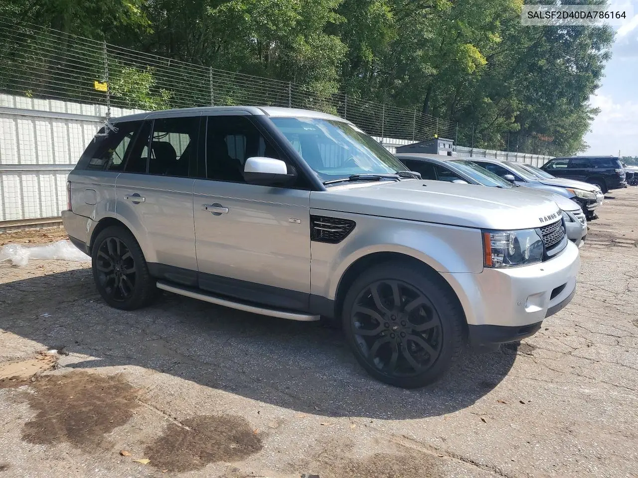 2013 LAND ROVER RANGE ROVER SPORT VIN SALSF2D40DA786164 — фото 4