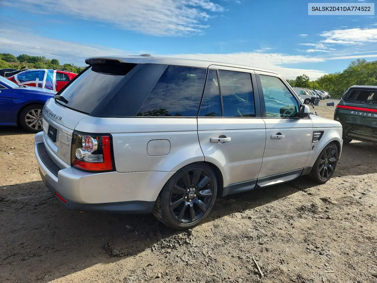 2013 LAND ROVER RANGE ROVER SPORT VIN SALSK2D41DA774522 — фото 3