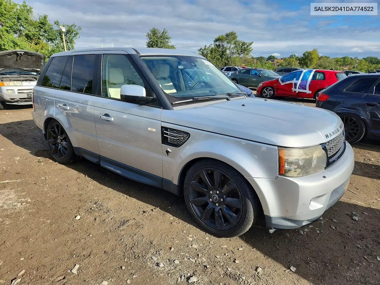 2013 LAND ROVER RANGE ROVER SPORT VIN SALSK2D41DA774522 — фото 4