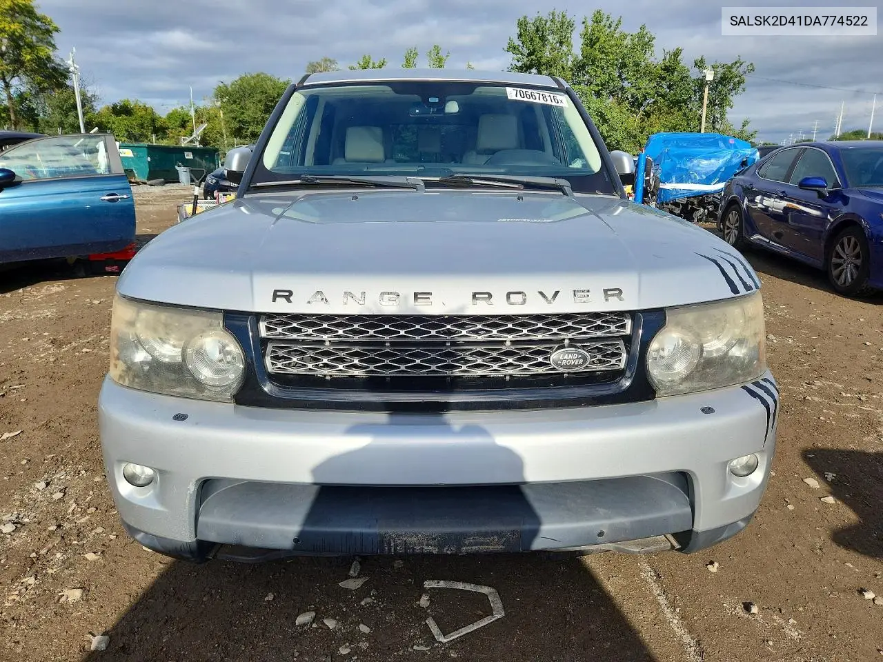 2013 LAND ROVER RANGE ROVER SPORT VIN SALSK2D41DA774522 — фото 5