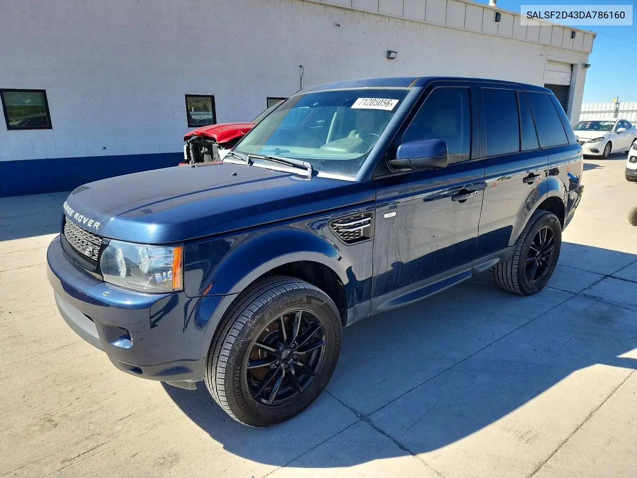 LAND ROVER RANGE ROVER SPORT 2013, VIN SALSF2D43DA786160