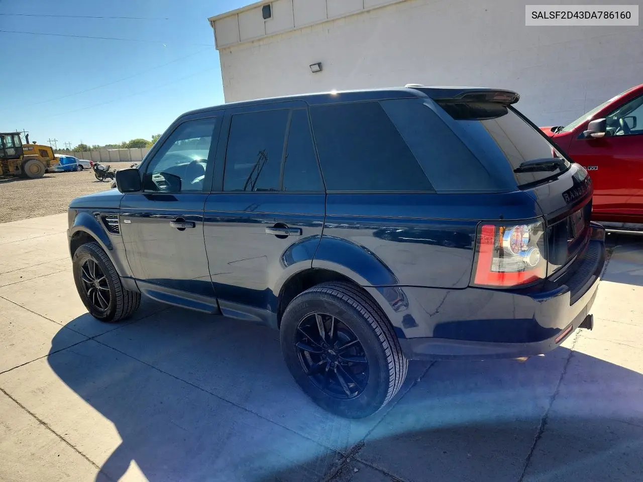 2013 LAND ROVER RANGE ROVER SPORT VIN SALSF2D43DA786160 — фото 2