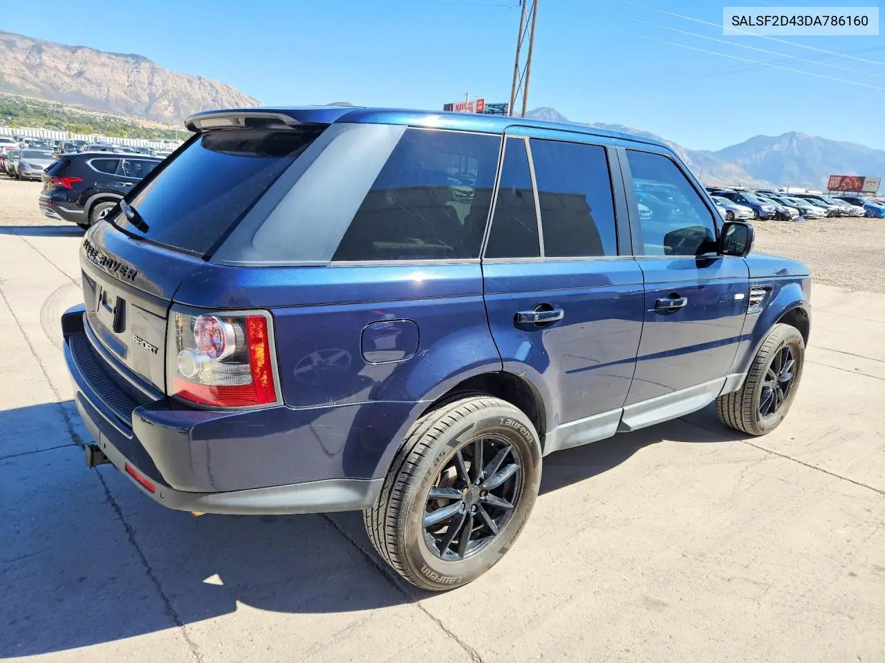 2013 LAND ROVER RANGE ROVER SPORT VIN SALSF2D43DA786160 — фото 3