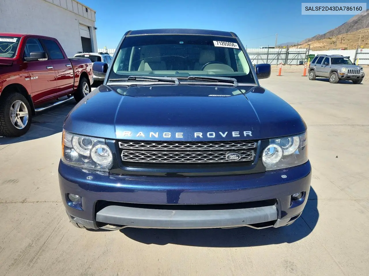 2013 LAND ROVER RANGE ROVER SPORT VIN SALSF2D43DA786160 — фото 5