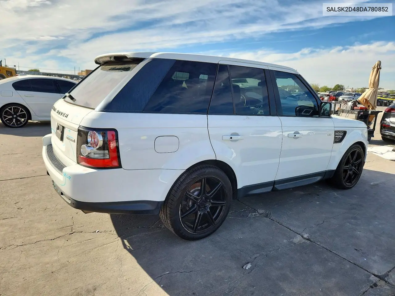 2013 LAND ROVER RANGE ROVER SPORT VIN SALSK2D48DA780852 — фото 3