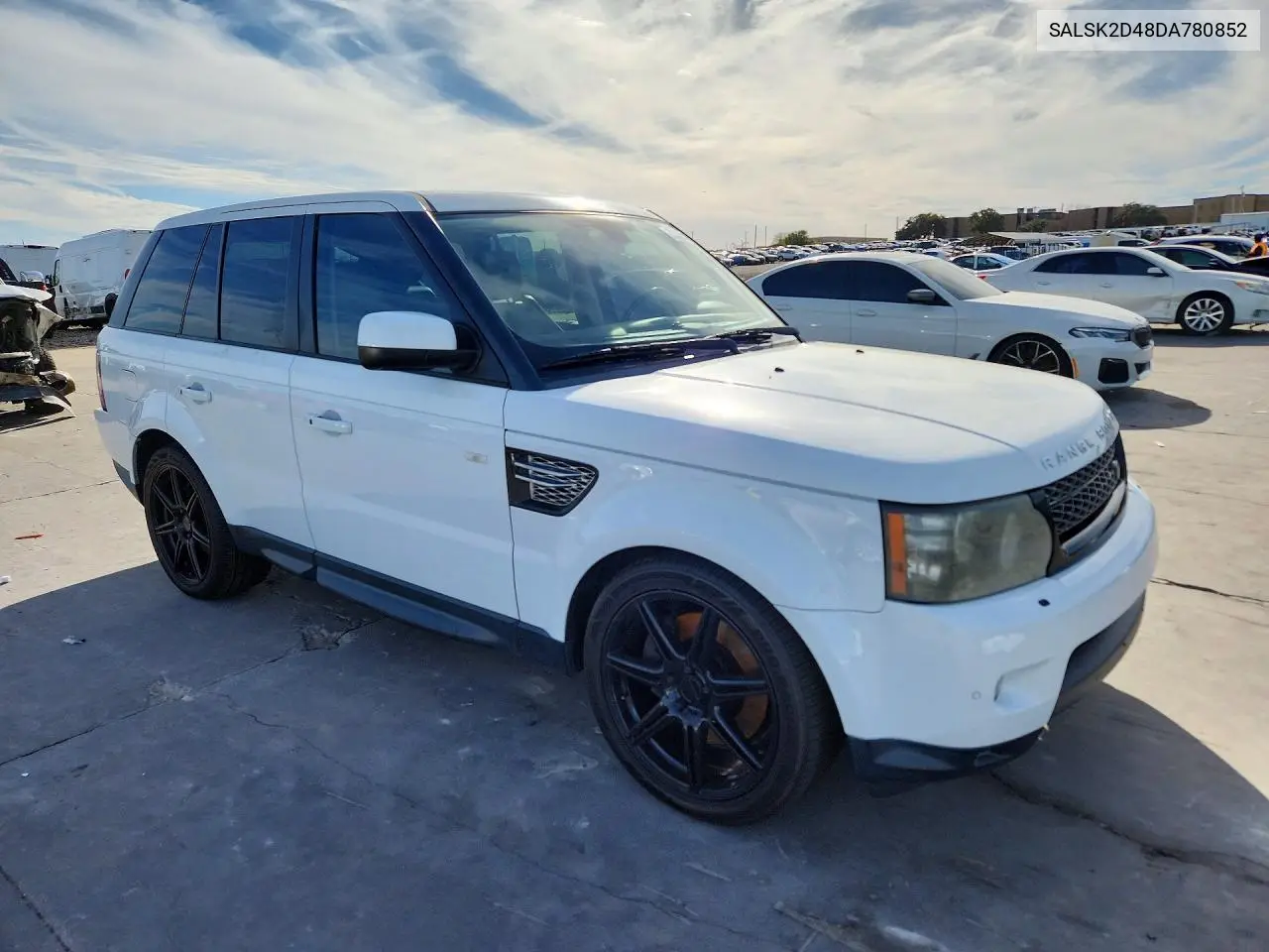 2013 LAND ROVER RANGE ROVER SPORT VIN SALSK2D48DA780852 — фото 4