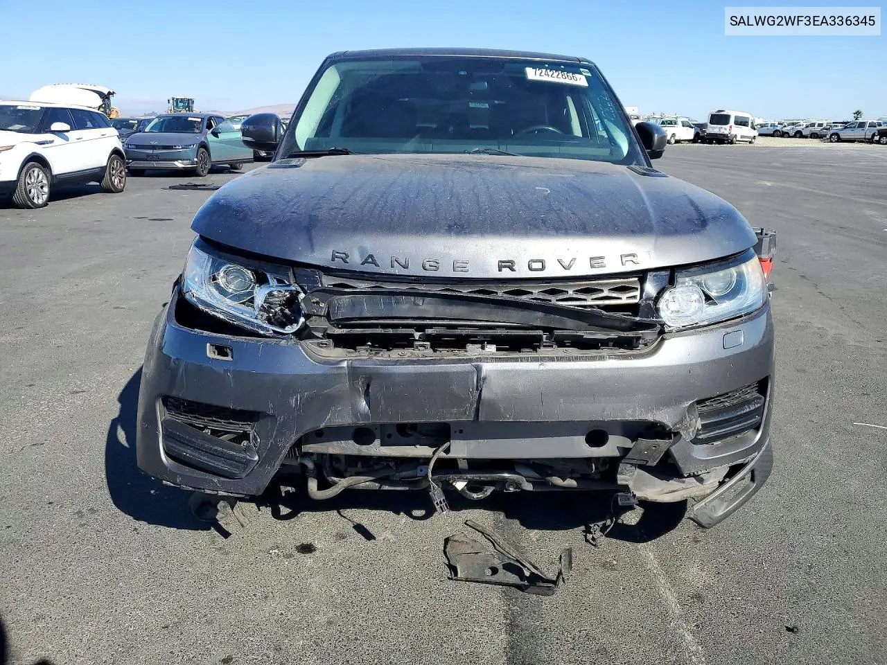 2014 LAND ROVER RANGE ROVER SPORT VIN SALWG2WF3EA336345 — фото 5
