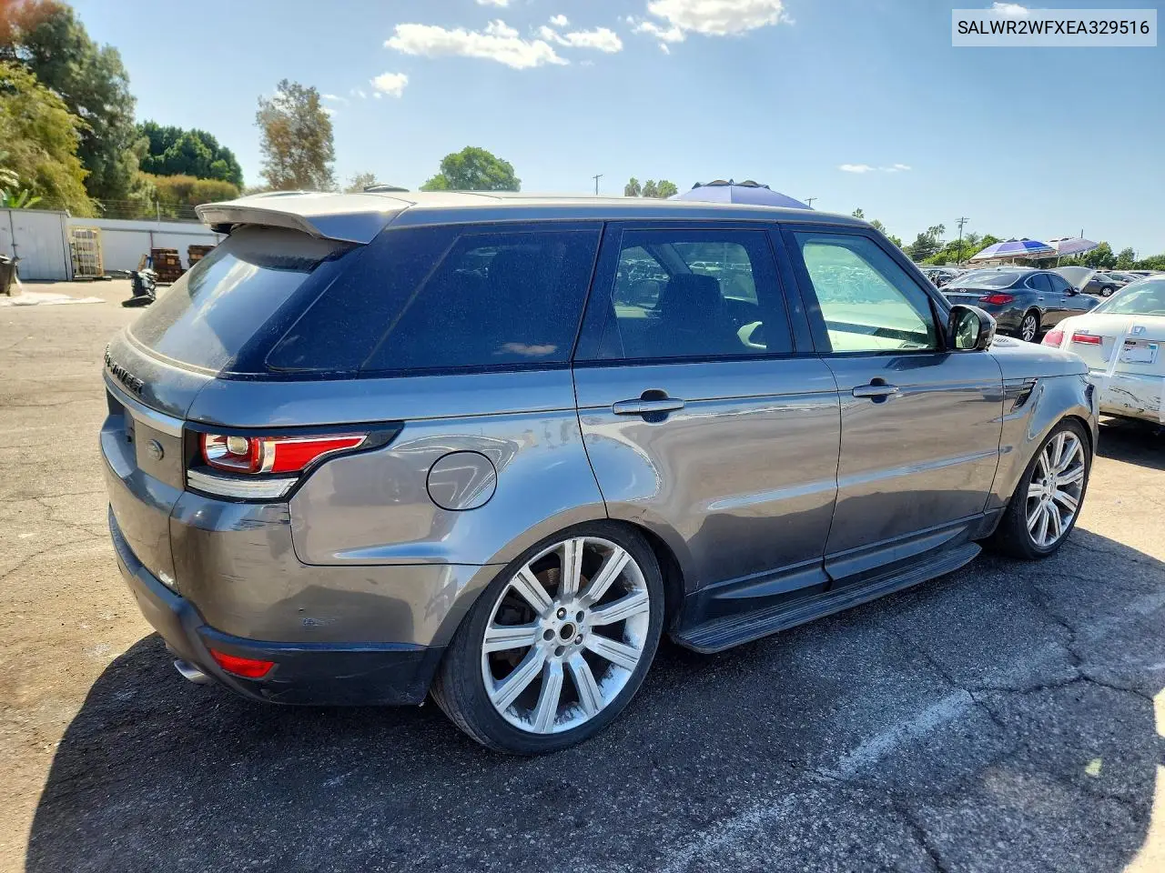 2014 LAND ROVER RANGE ROVER SPORT VIN SALWR2WFXEA329516 — фото 3