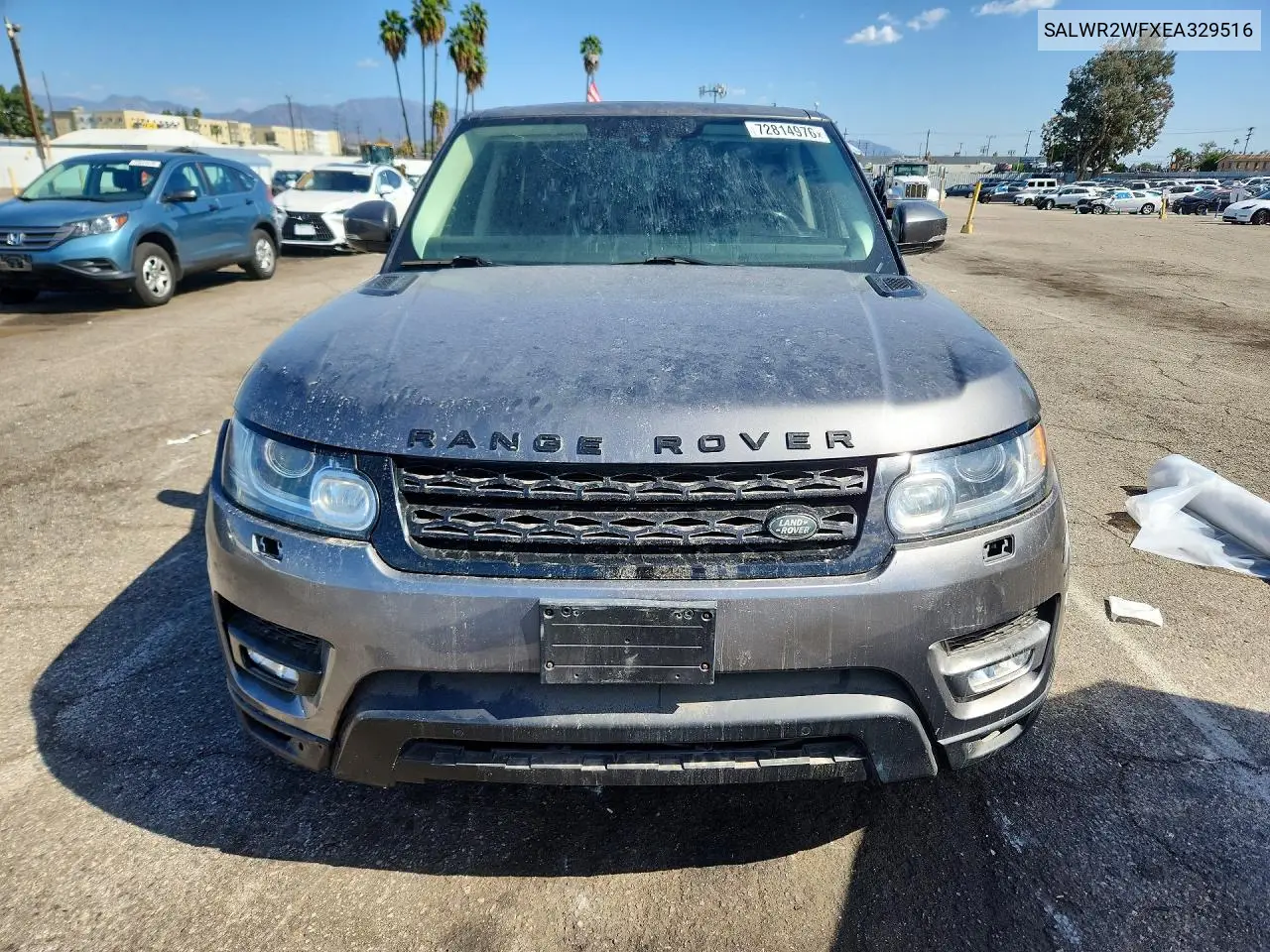 2014 LAND ROVER RANGE ROVER SPORT VIN SALWR2WFXEA329516 — фото 5