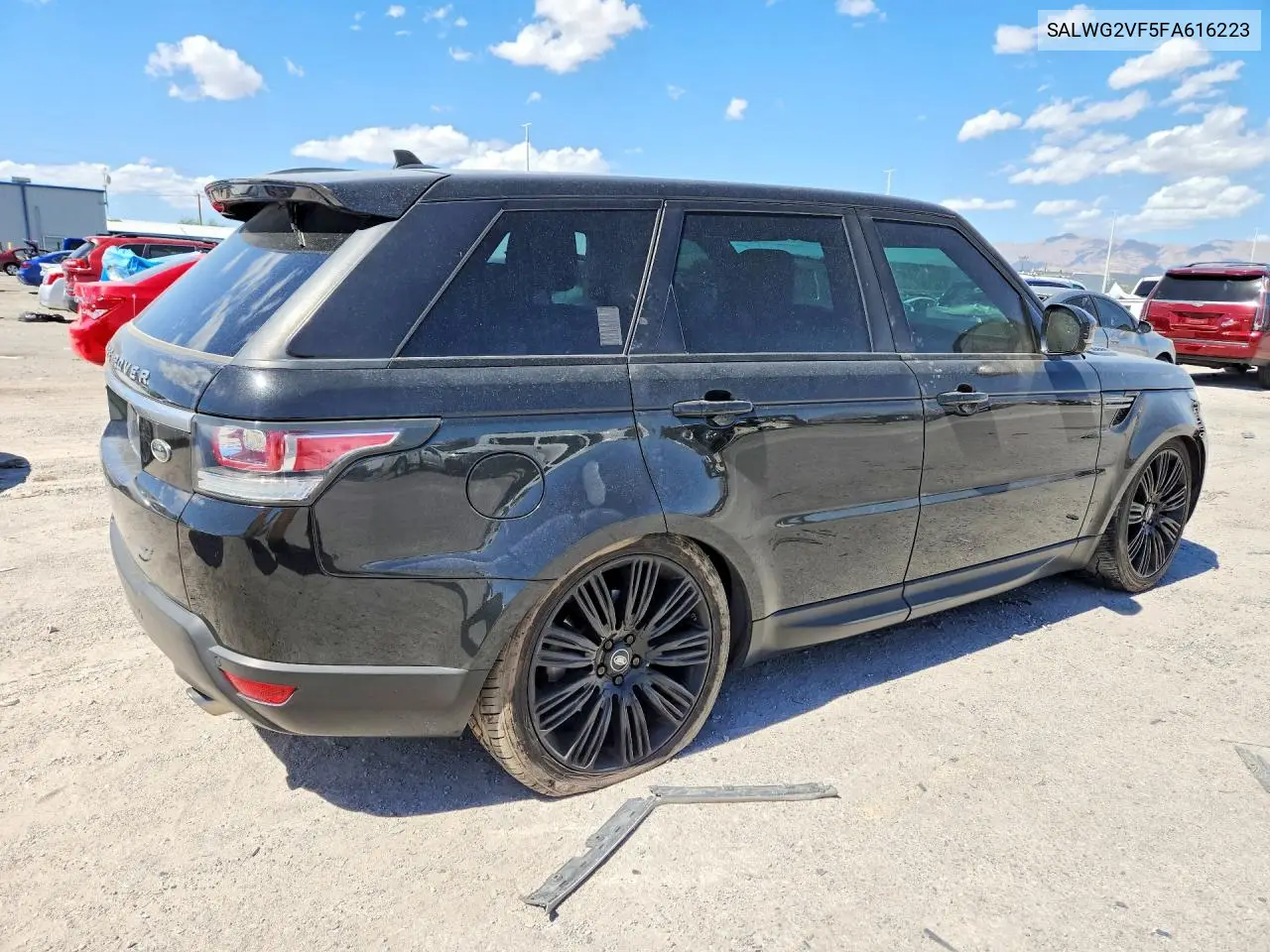 2015 LAND ROVER RANGE ROVER SPORT VIN SALWG2VF5FA616223 — фото 3