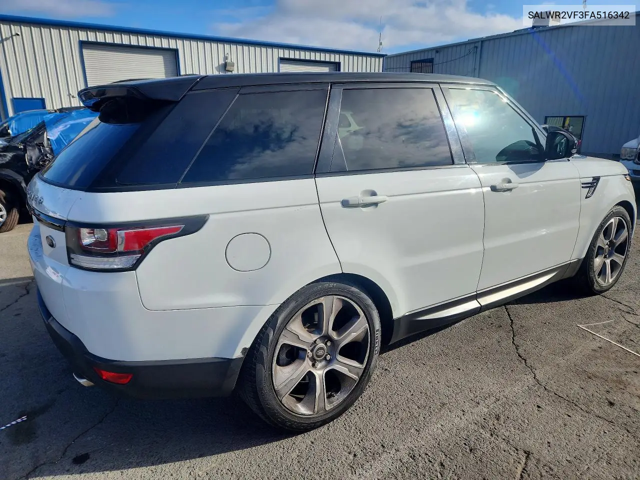 2015 LAND ROVER RANGE ROVER SPORT VIN SALWR2VF3FA516342 — фото 3