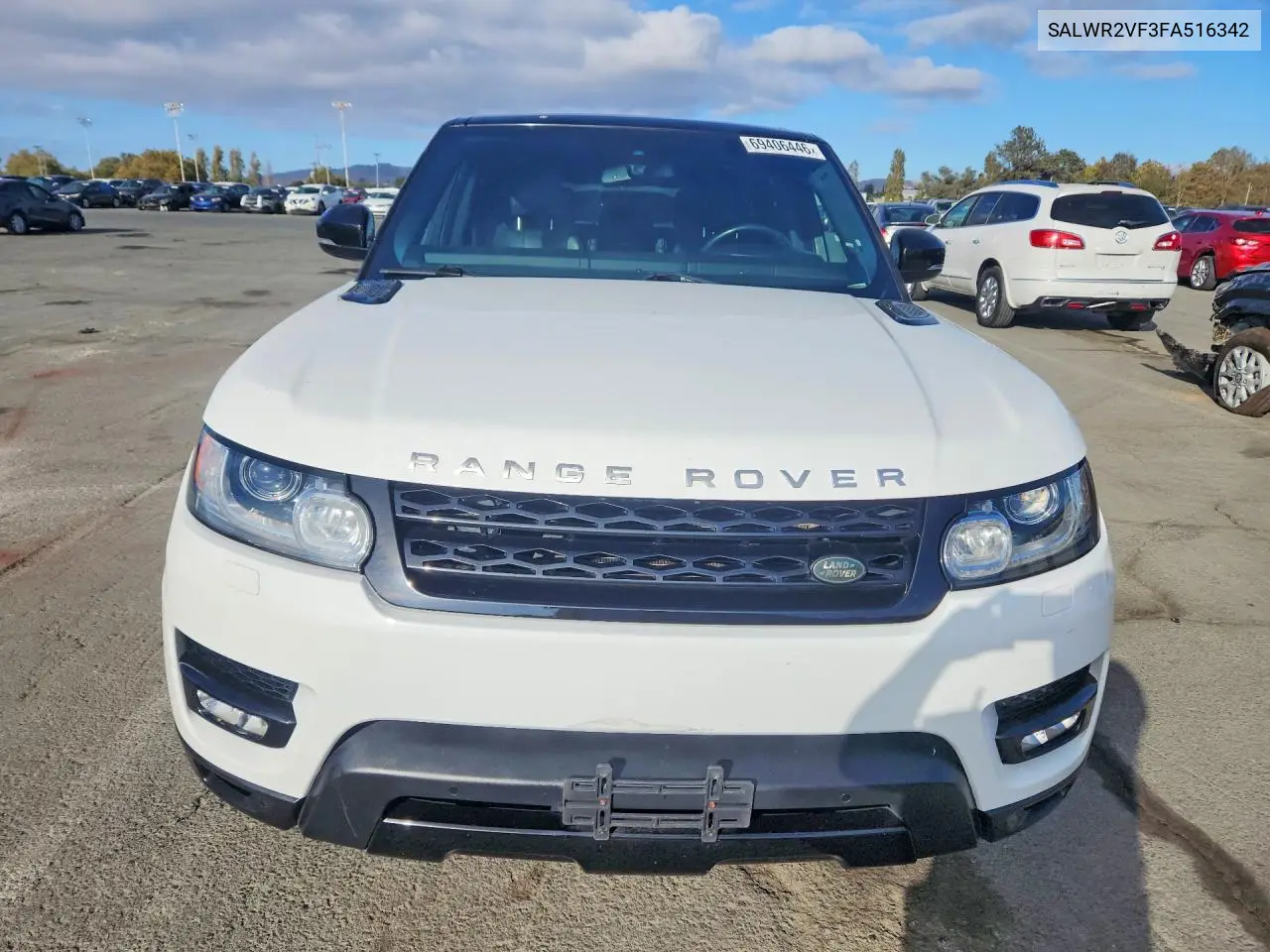 2015 LAND ROVER RANGE ROVER SPORT VIN SALWR2VF3FA516342 — фото 5