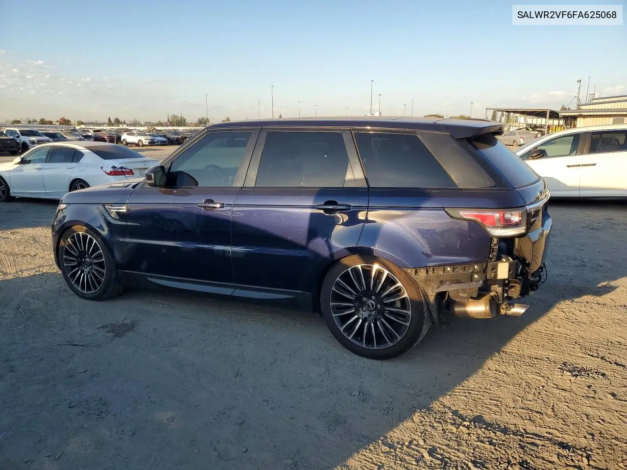 2015 LAND ROVER RANGE ROVER SPORT VIN SALWR2VF6FA625068 — фото 2