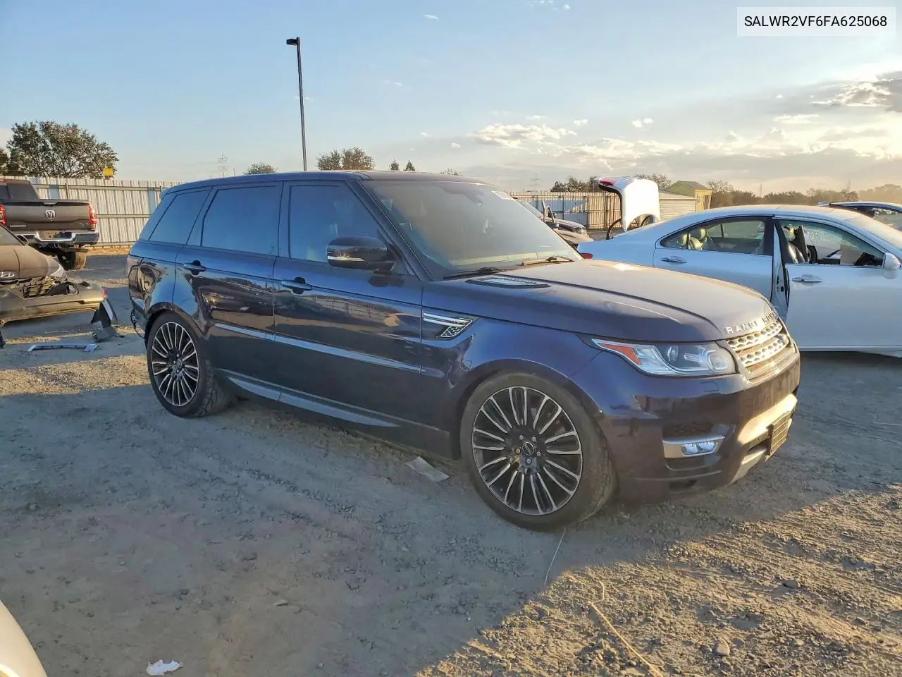 2015 LAND ROVER RANGE ROVER SPORT VIN SALWR2VF6FA625068 — фото 4