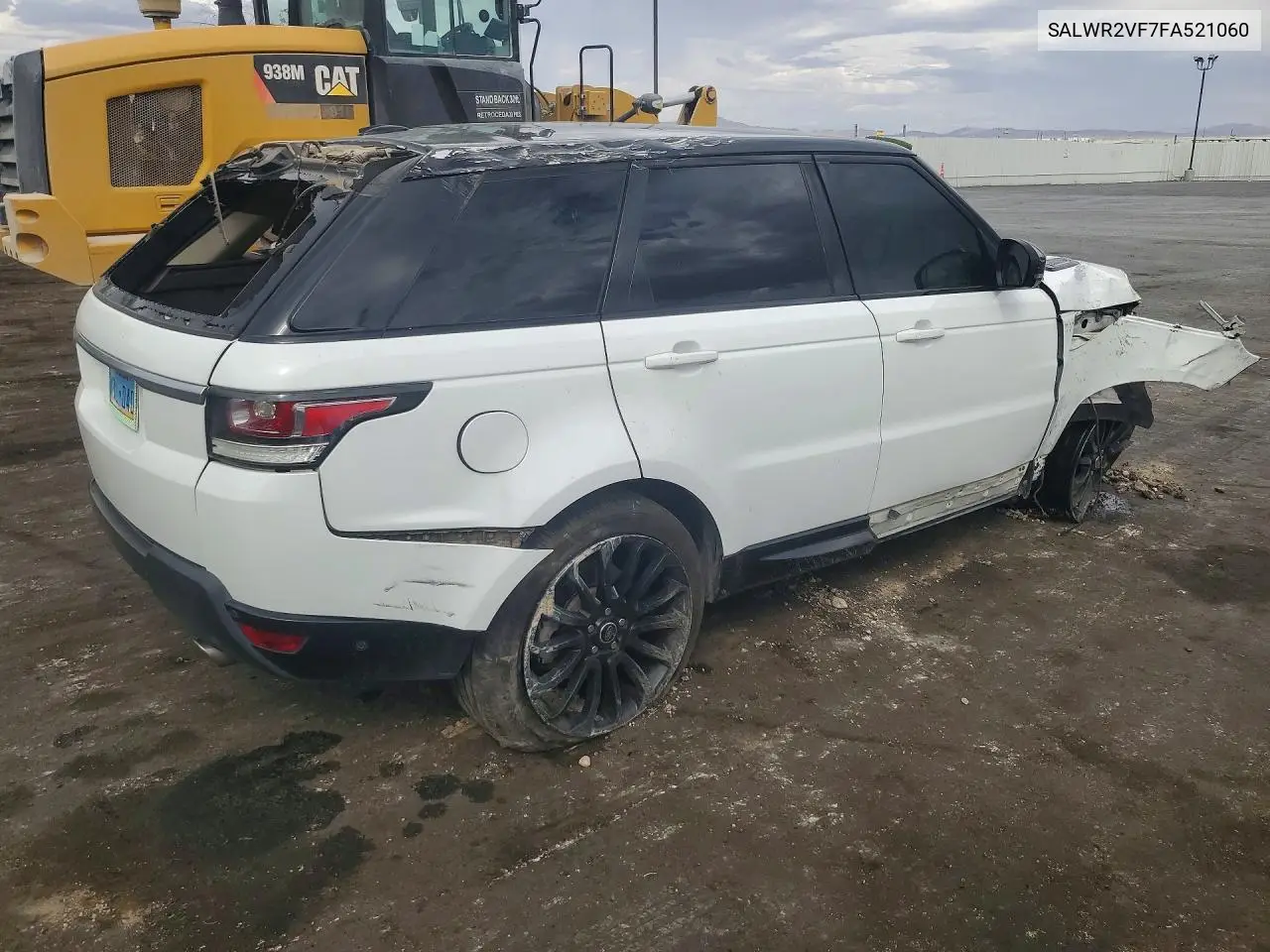 2015 LAND ROVER RANGE ROVER SPORT VIN SALWR2VF7FA521060 — фото 3