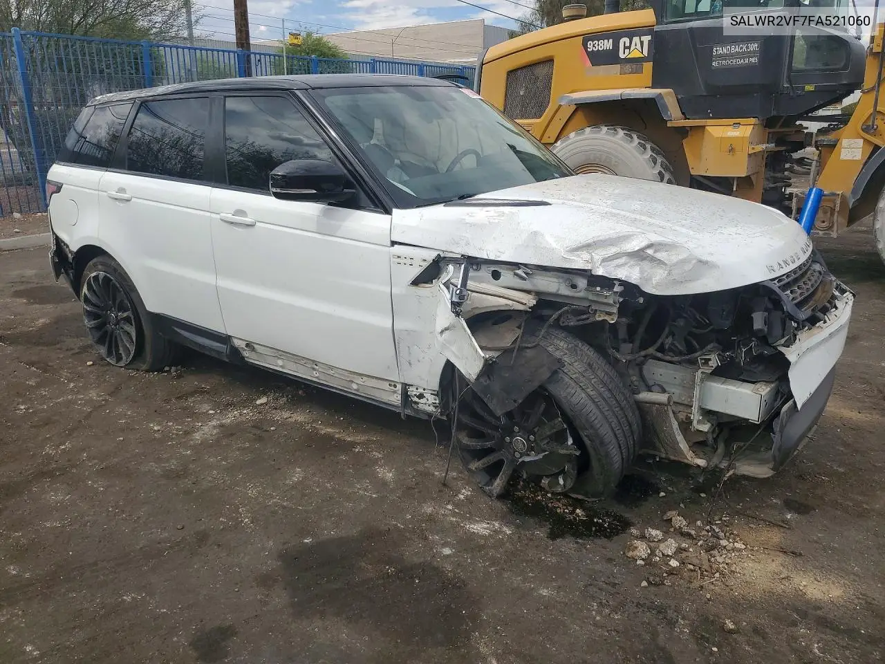 2015 LAND ROVER RANGE ROVER SPORT VIN SALWR2VF7FA521060 — фото 4